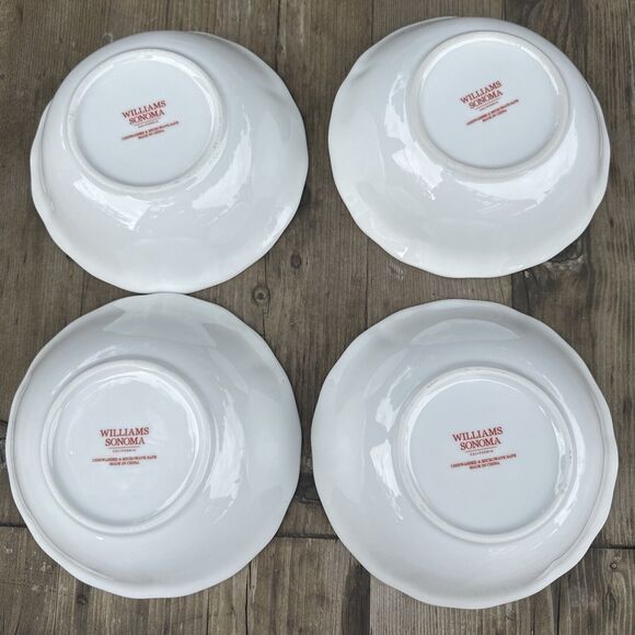 Williams Sonoma Twas the Night Before Christmas Reindeer Soup Salad Bowls SET 4 - Picture 6 of 6